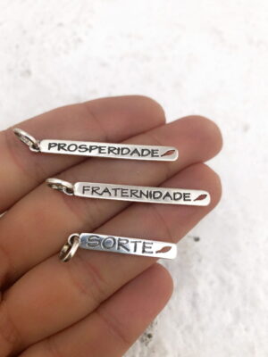 Plaquinha retangular SORTE
