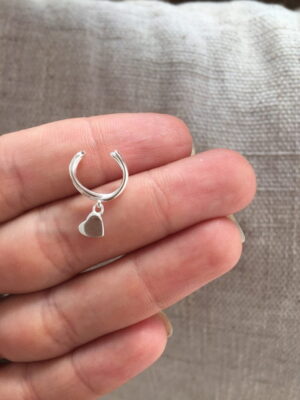 Piercing Fake Coração