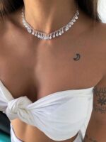 Choker com Medalhas de Zircônia
