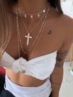 Choker de Coração e Cruz - Imagem 2