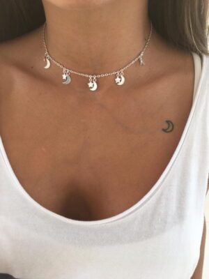 Choker lua e estrela