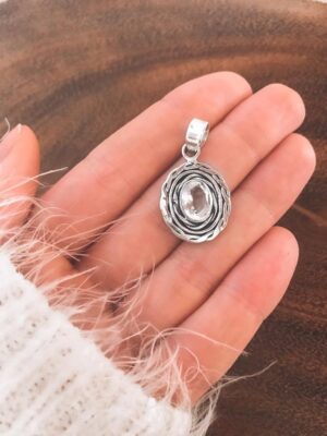 Pingente Espiral Cristal