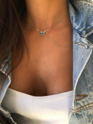 Choker Zircônia Verde