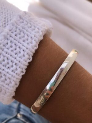 Bracelete + largo liso