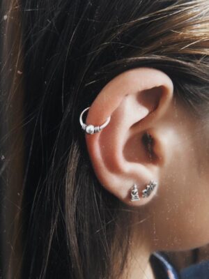 Piercing de Pressão Indiano com Bolinha