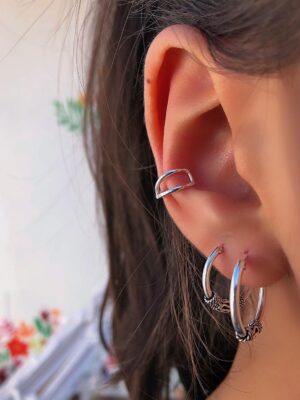 Piercing Fake Duas Tiras Lisa