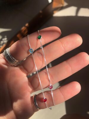 Choker com Pedras Naturais Espaçadas