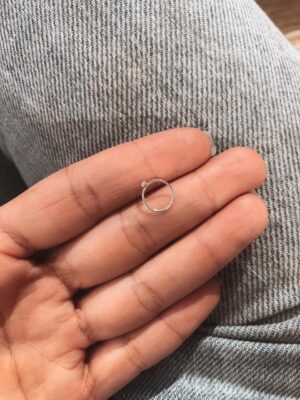 Piercing de Nariz com Zircônia Única