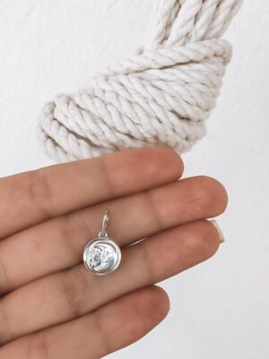 Medalha Lua Rosto Mini