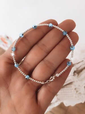 Pulseira com Olho Grego