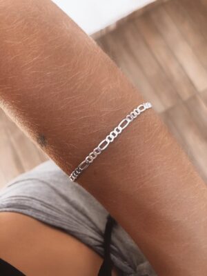 Pulseira Elo Três Por Um P