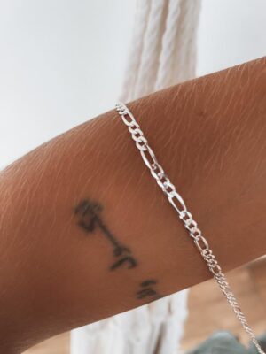 Pulseira Elo Três Por Um Espessura 0.4