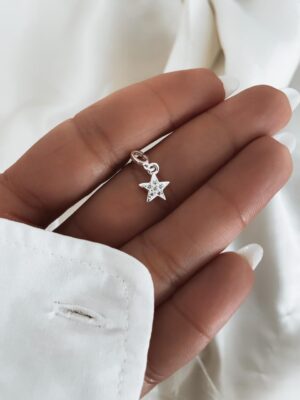 Pingente Estrela Menor Cravejada