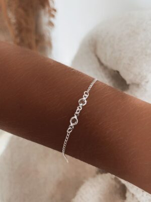 Pulseira Infantil Duas Zircônias