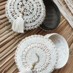 Caixa Búzios De Fibra Natural