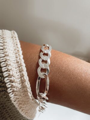 Pulseira Elo Três Por Um Espessura 1.2