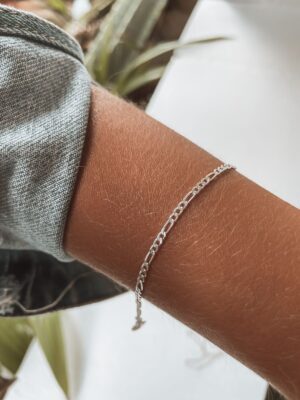 Pulseira Infantil Elo Três Por Um Espessura 0.2