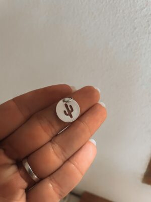 Pingente Medalha De Cacto