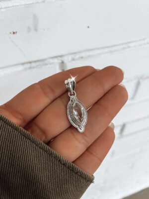Pingente Eye Cristal Transparente