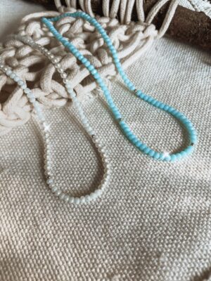 Choker Tampa Pedras Azuis