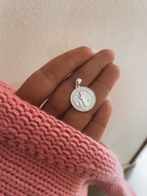 Pingente Medalha São Bento 1.7