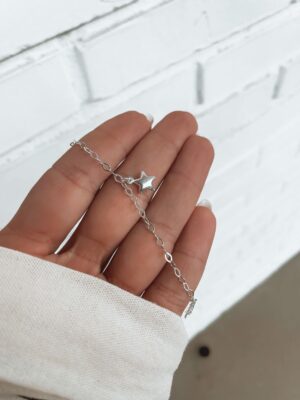 Pulseira Elo Grumet Com Uma Estrela