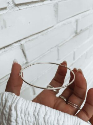 Bracelete Rígido Arredondado Espessura 0.2
