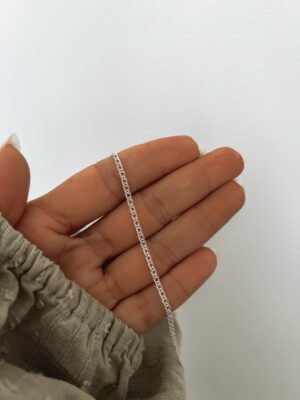 Pulseira Grumet Elo Duplo Espessura 0.2