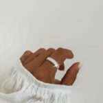 Anel Aparador Aro Grosso Cravejado