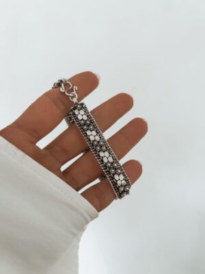 Pulseira Pikun Bali Com Borda Grumet