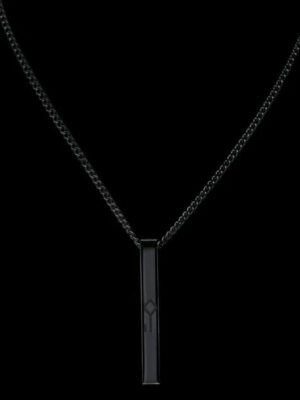 Colar Branson de Corrente Preto Key