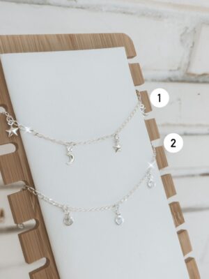 Pulseira Infantil Lua E Estrela