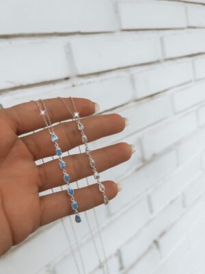 Gargantilha Katy Com Fio de Zircônias