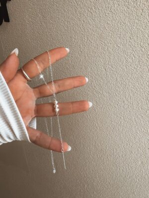 Gargantilha Pérolas Com Gravatinha De Filete