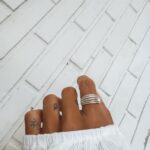 Anel Cinco Tiras Cravejado