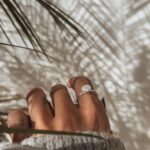 Anel Solitário Topo Redondo Cravejado