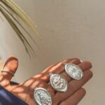 Pingente Medalha Oval Eletroformação