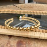 Choker Bolinhas Dourado