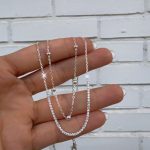 Gargantilha Dupla Riviera E Bolinhas