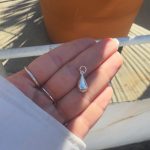 Pingente Gota Abaulada Lisa