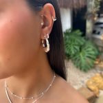 Argola Bubble Eletroformação De Trava