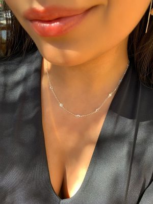 Choker Elo Português Com Ponto De Luz
