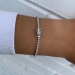 Pulseira Riviera Com Fecho Gaveta E Ródio