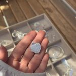 Pingente Relicário Coração Cravejado