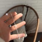 Tornozeleira Corações De Zircônia