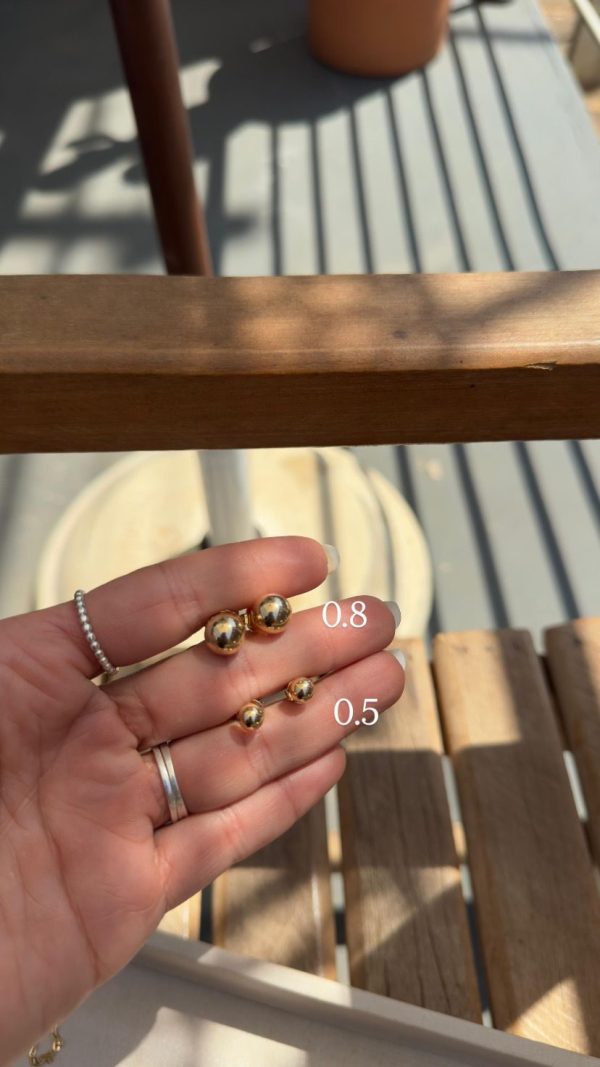 Brinco Gold Bolinha 0.5 - Imagem 1