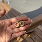 Brinco Gold Círculos Entrelaçados