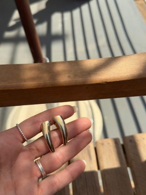 Brinco Gold Dente De Tigre