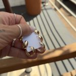 Kit Gold Trio Argolas Grossas De Trava