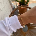 Pulseira Gold Bolinhas